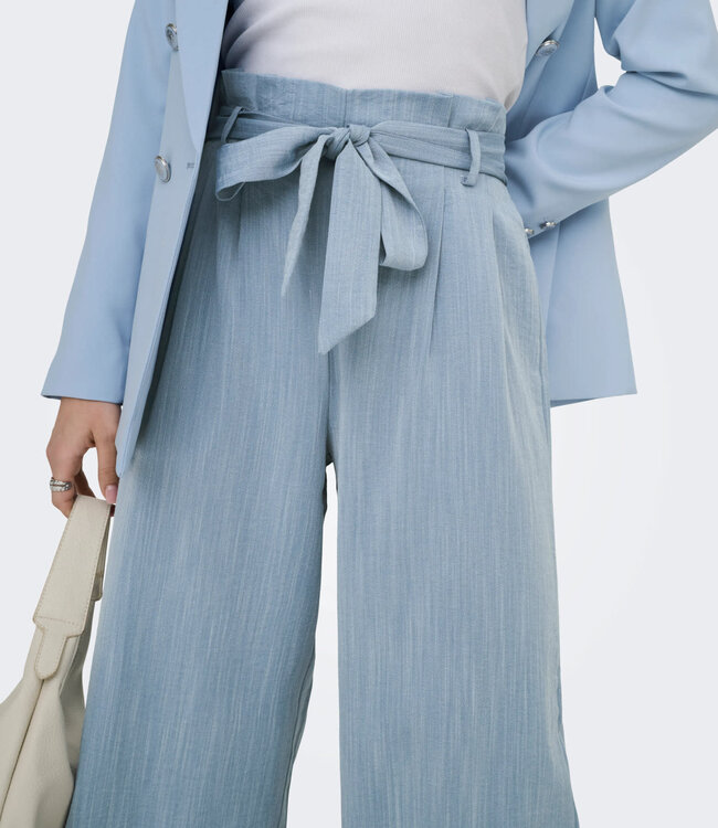 ONLY Broek MARSA SOLID PAPERBAG ONLY FADED DENIM