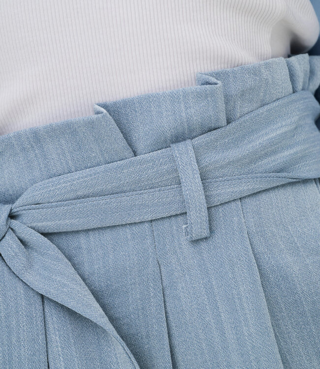 ONLY Broek MARSA SOLID PAPERBAG ONLY FADED DENIM