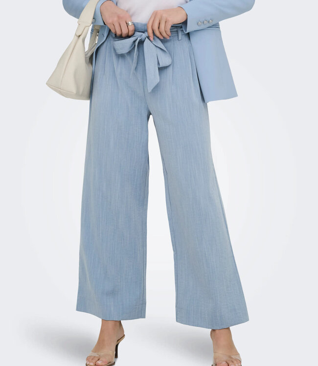 ONLY Broek MARSA SOLID PAPERBAG ONLY FADED DENIM