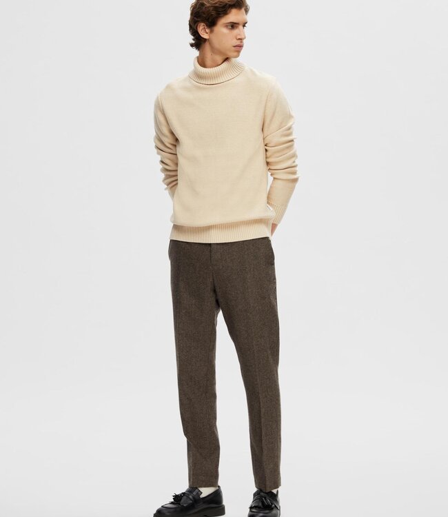 SELECTED HOMME Pull AXEL ROLL NECK  Selected Homme OATMEAL