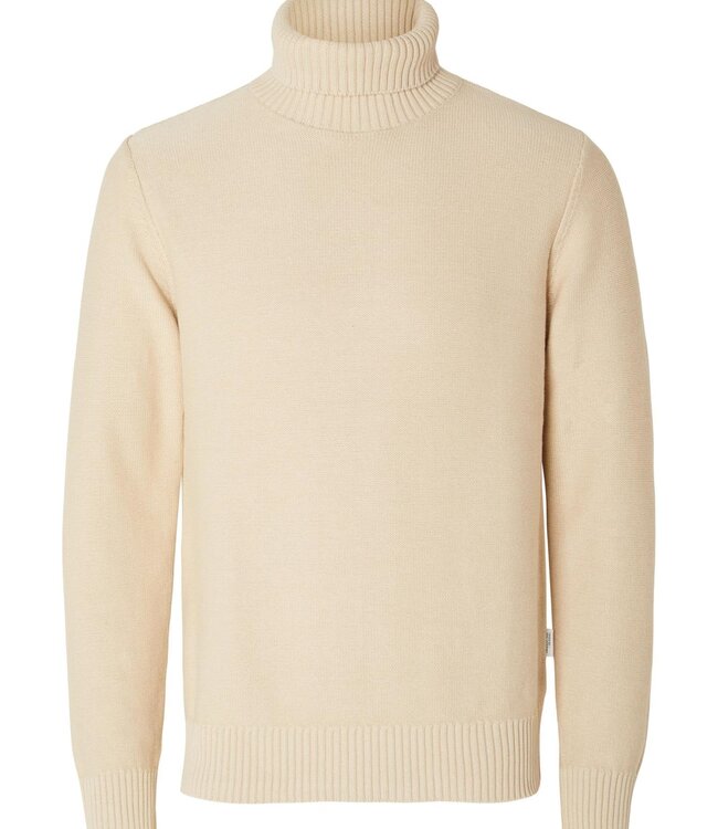 SELECTED HOMME Pull AXEL ROLL NECK  Selected Homme OATMEAL