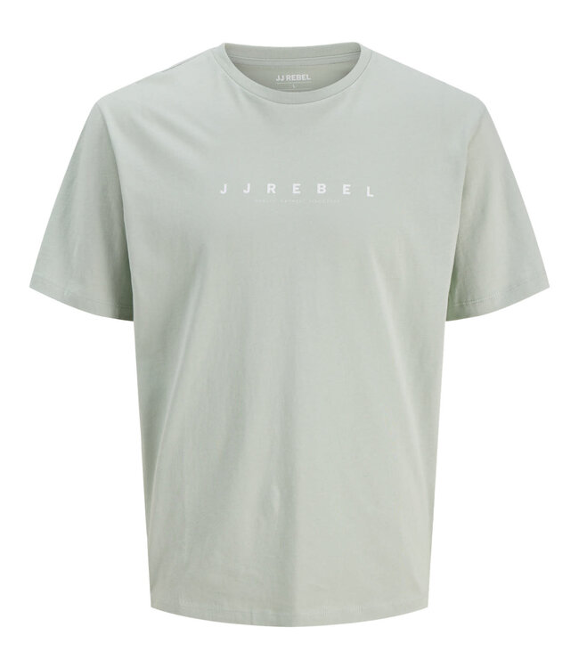 JJ REBEL T-Shirt ROCKY LOGO JJ REBEL AQUA GRAY
