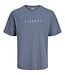 JJ REBEL T-Shirt ROCKY LOGO JJ REBEL FOLKSTONE GRAY
