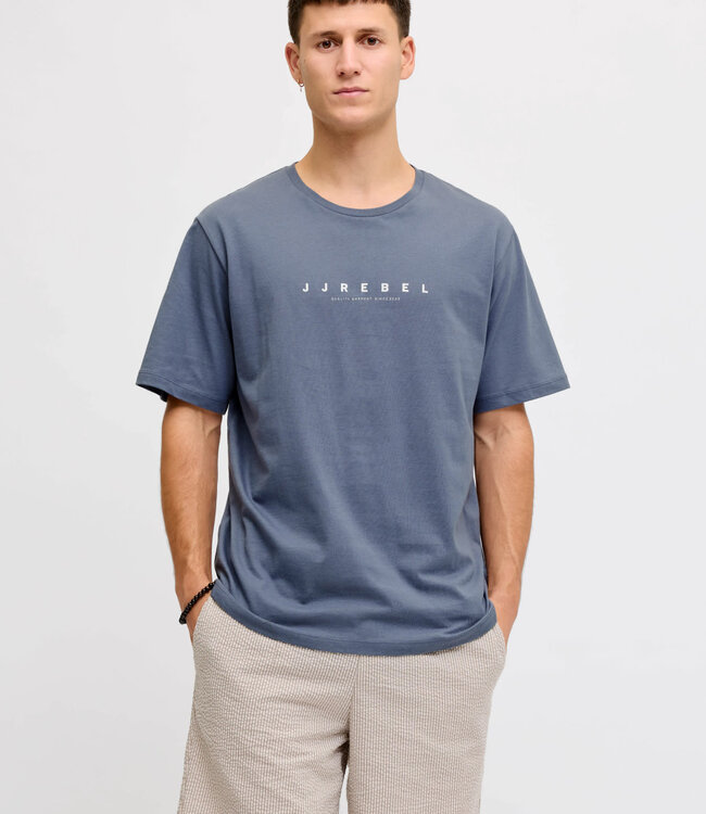 JJ REBEL T-Shirt ROCKY LOGO JJ REBEL FOLKSTONE GRAY