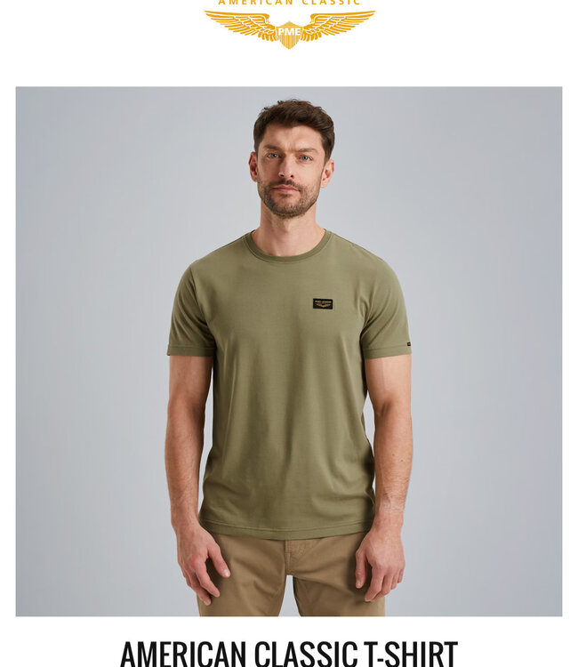 PME LEGEND T-Shirt  PME LEGEND AMERICAN CLASSIC OIL GREEN