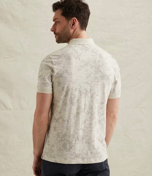 PME LEGEND Polo SLUB JERSEY PME LEGEND BONE WHITE