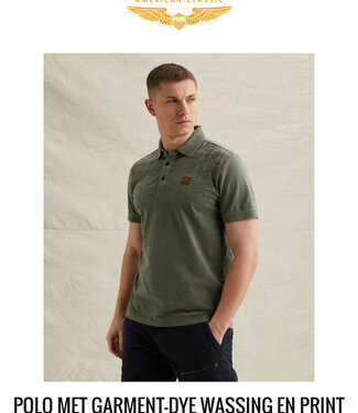 PME LEGEND Polo SINGLE JERSEY PME LEGEND THYME