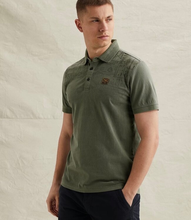 PME LEGEND Polo SINGLE JERSEY PME LEGEND THYME