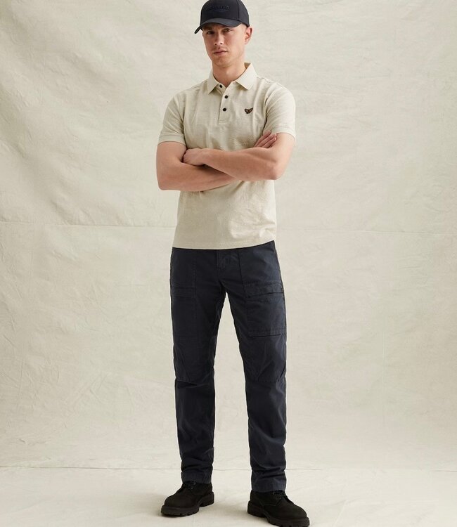 PME LEGEND Polo JACQUARD JERSEY PME LEGEND BONE WHITE