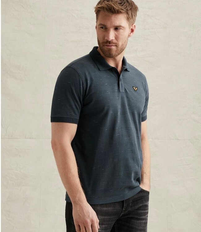 PME LEGEND Polo INJECTED POPCORN PIQUE PME LEGEND SARGASSO SEA