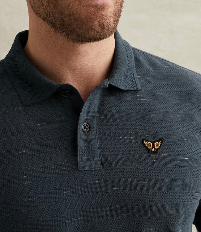 PME LEGEND Polo INJECTED POPCORN PIQUE PME LEGEND SARGASSO SEA