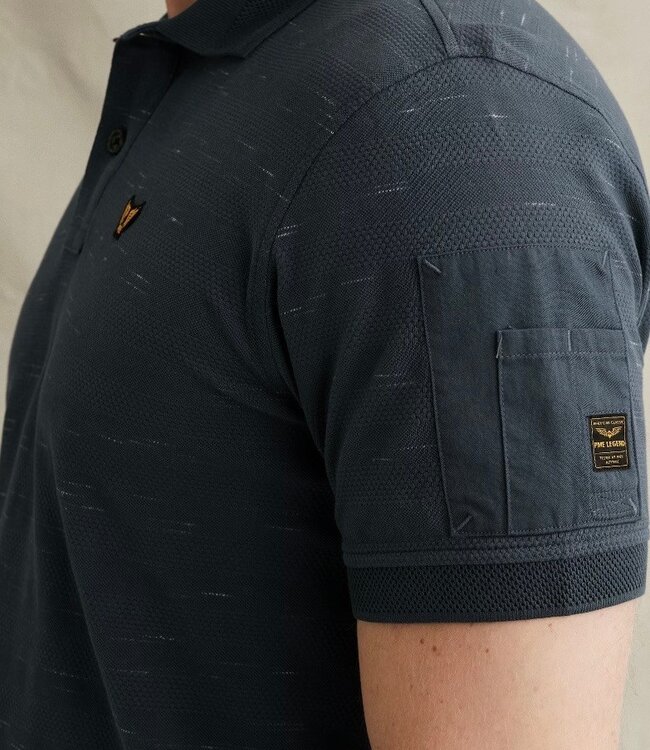 PME LEGEND Polo INJECTED POPCORN PIQUE PME LEGEND SARGASSO SEA