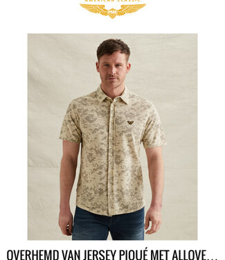 PME LEGEND Hemd SHORT SLEEVE JERSEY PIQUE PME LEGEND BIRCH