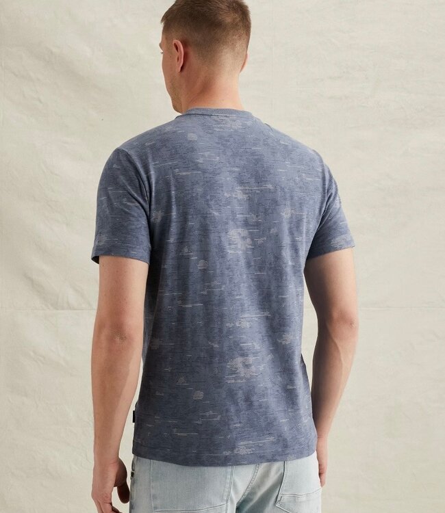 PME LEGEND T-Shirt COTTEN SLUB PME LEGEND BIJOU BLUE