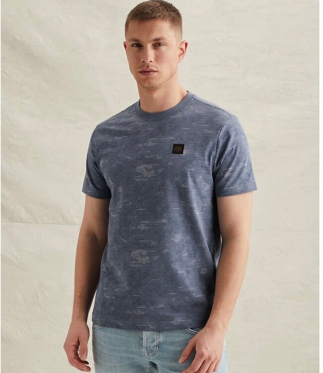 PME LEGEND T-Shirt COTTEN SLUB PME LEGEND BIJOU BLUE