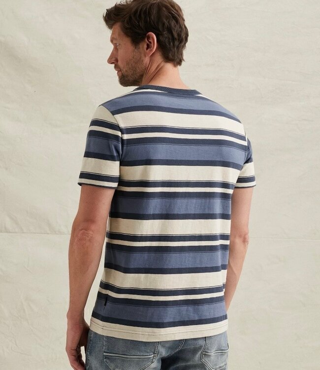 PME LEGEND T-Shirt STRIPED JERSEY PME LEGEND BIJOU BLUE