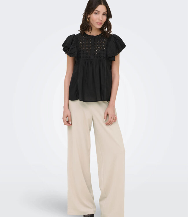 JDY Broek GEGGO BUTTON JDY CHATEAU GRAY