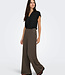 JDY Broek GEGGO BUTTON JDY CHOCOLATE BROWN