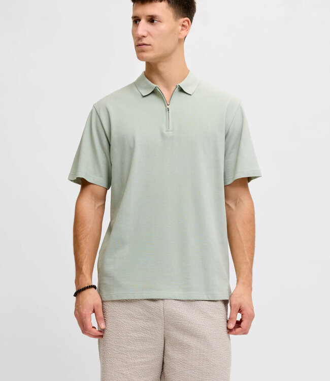JJ REBEL Polo EVANS JJ REBEL AQUA GRAY