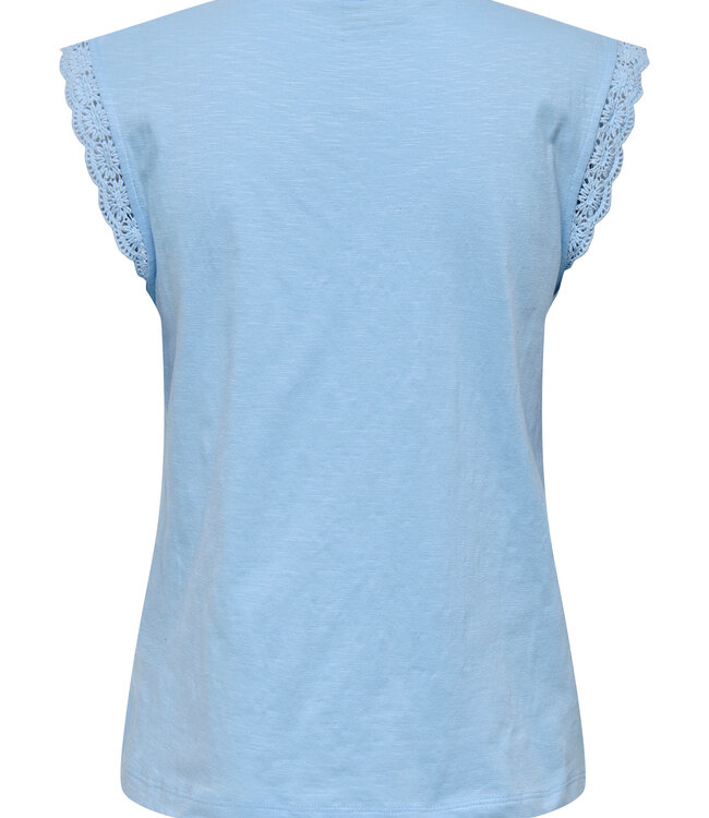 JDY Top SALVA CROCHET JDY FROZEN FJORD