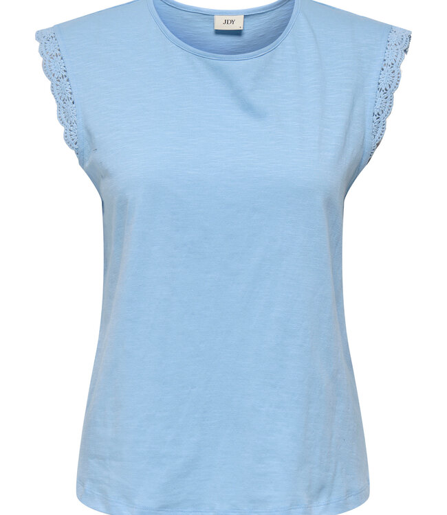 JDY Top SALVA CROCHET JDY FROZEN FJORD