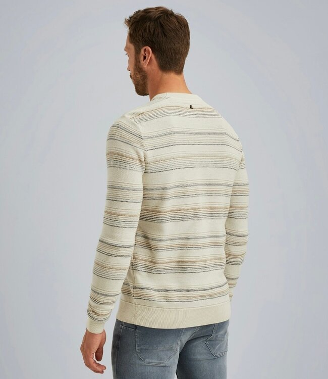 PME LEGEND Pull STRUCTURED STRIPE PME LEGEND BIRCH