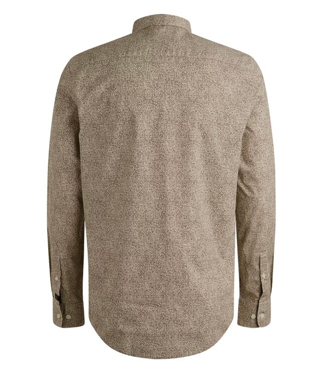 PME LEGEND Hemd LONG SLEEVE PRINT ON PME LEGEND MARRON