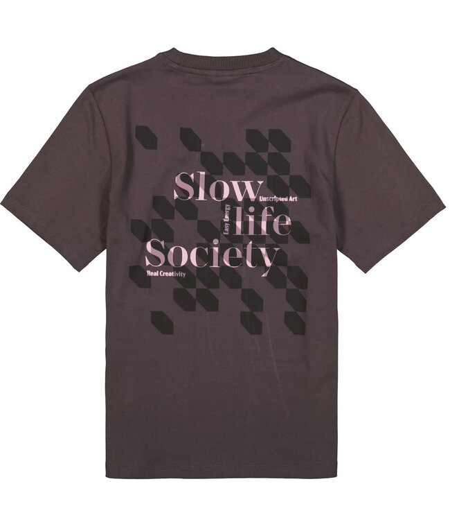 GARCIA T-Shirt SLOW LIFE GARCIA BOYS DARK GREY