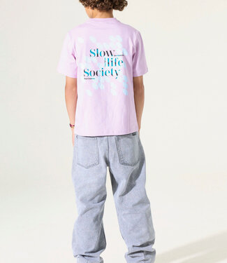 GARCIA T-Shirt SLOW LIFE GARCIA BOYS PALE SYRUP