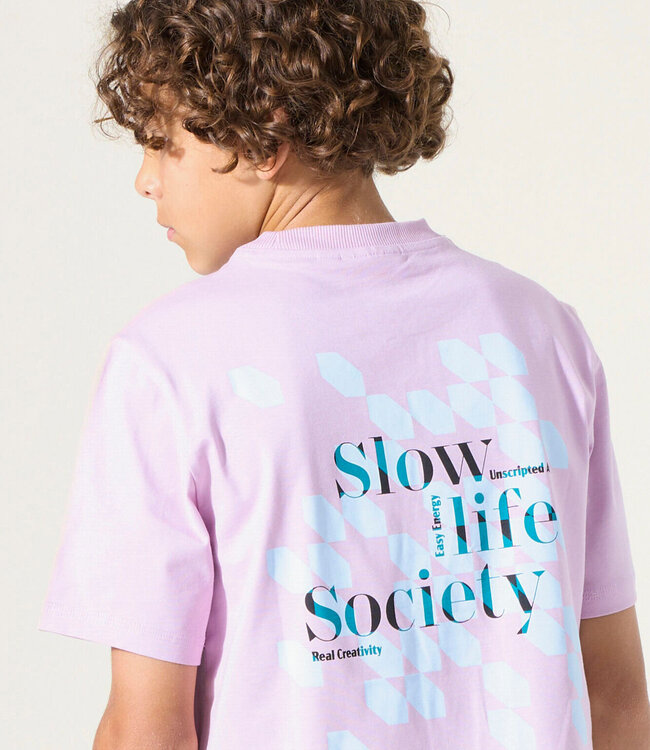 GARCIA T-Shirt SLOW LIFE GARCIA BOYS PALE SYRUP