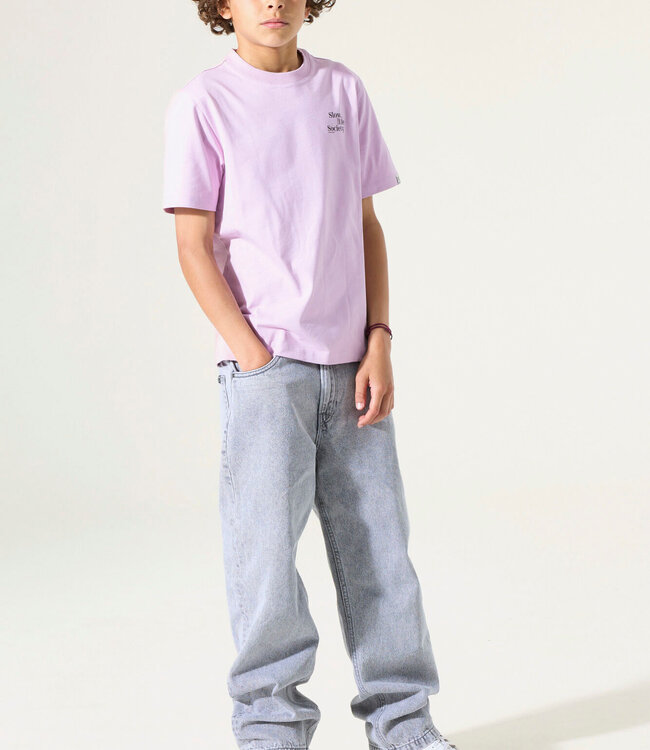 GARCIA T-Shirt SLOW LIFE GARCIA BOYS PALE SYRUP