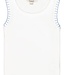GARCIA Topje  BORDUUR BLAUW GARCIA GIRLS WIT
