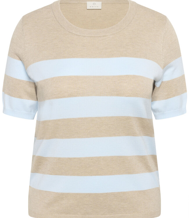 KAFFE CURVE Pull LIZZY STRIPED KAFFE CURVE FEATHER 109210