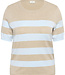 KAFFE CURVE Pull LIZZY STRIPED KAFFE CURVE FEATHER 109210
