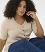 KAFFE CURVE Gilet LIZZY KAFFE CURVE FEATHER 1513051