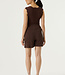 GARCIA Top GEHAAKT GARCIA DAMES EARTH BROWN