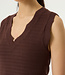 GARCIA Top GEHAAKT GARCIA DAMES EARTH BROWN
