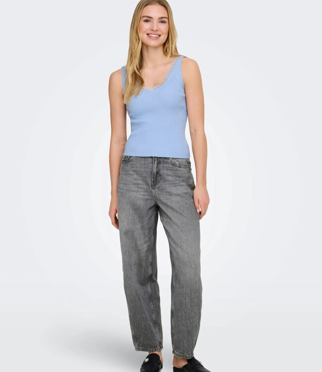 JDY Top NANNA LACE JDY CASHMERE BLUE