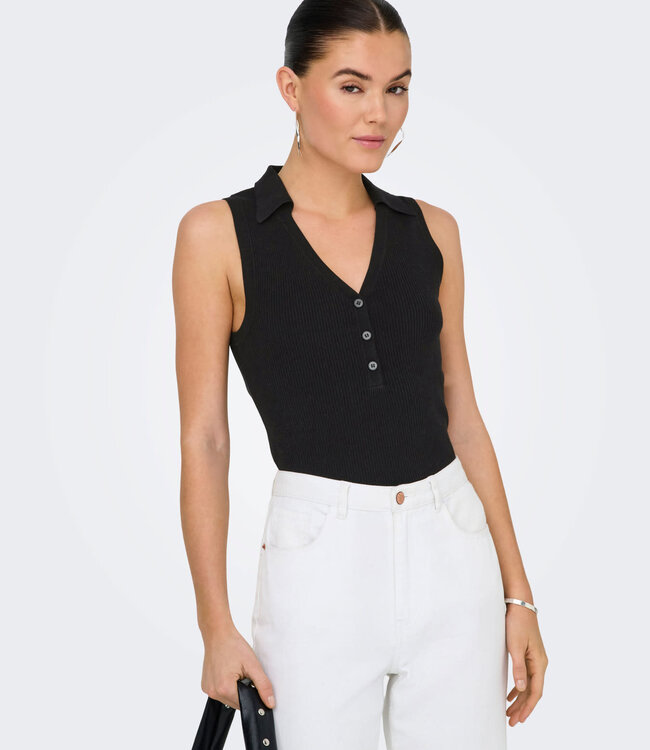 JDY Top NANNA COLLAR JDY BLACK