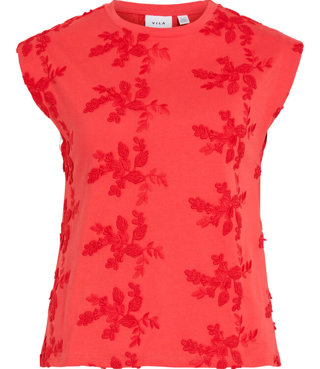 VILA Top NAYLA VILA HIBISCUS