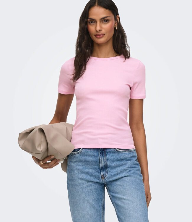 JDY T-Shirt LUCKY JDY FRAGRANT LILAC