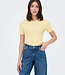 JDY T-Shirt LUCKY JDY PASTEL YELLOW