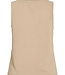VILA Top LUXI GLITTER U-NECK VILA AMBER BIRCH