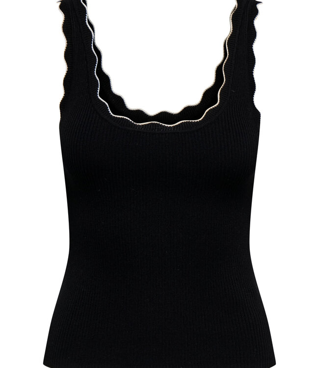 JDY Top NANNA SCALLOP JDY BLACK