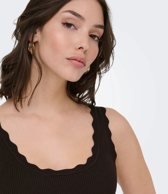 JDY Top NANNA SCALLOP JDY BLACK