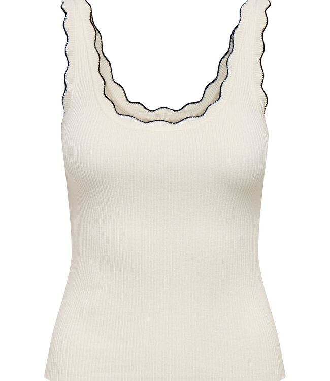 JDY Top NANNA SCALLOP JDY WHITE
