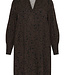 KAFFE CURVE Kleed BELLA SMOCK KAFFE CURVE FUDGE BLACK FLOW 107734