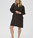 KAFFE CURVE Kleed BELLA SMOCK KAFFE CURVE FUDGE BLACK FLOW 107734