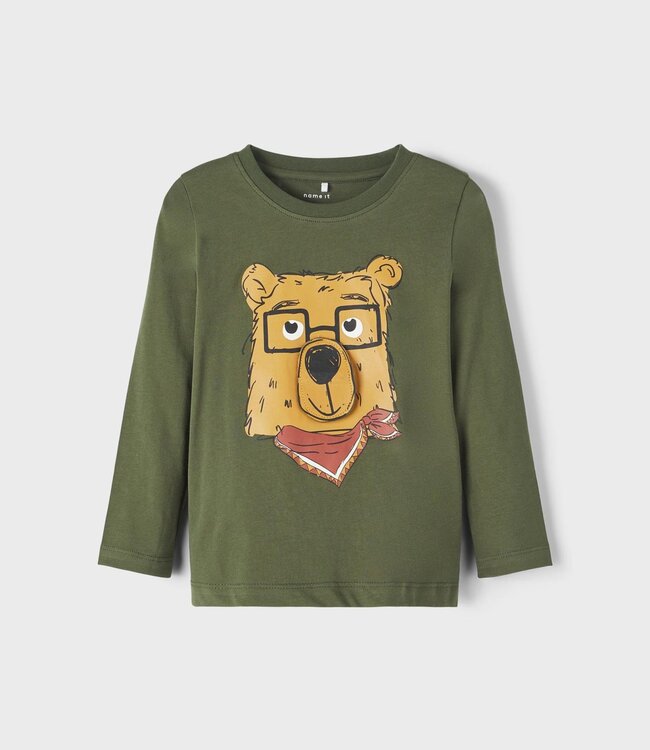 NAME-IT T-Shirt OAK Lange mouwen Name-it Boys RIFLE GREEN
