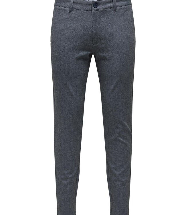 ONLY & SONS Broek MARK SLIM DITSY 020934  Only & Sons DARK NAVY